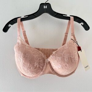 Popilush Nude Lace Bra Size 36DD NWT #Lux-E